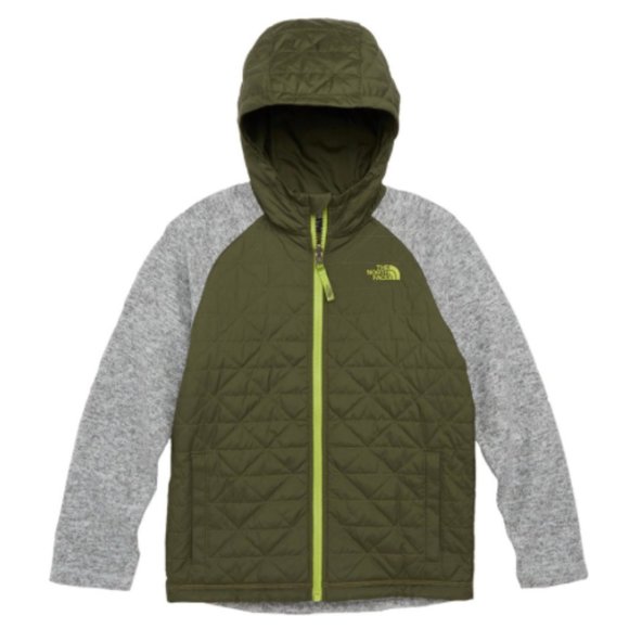 The North Face Other - The North Face Water Repellent Quilted Sweater Fleece Hoodie Big Boys L (14/16)